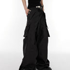 Metal Rings Oversized Trousers