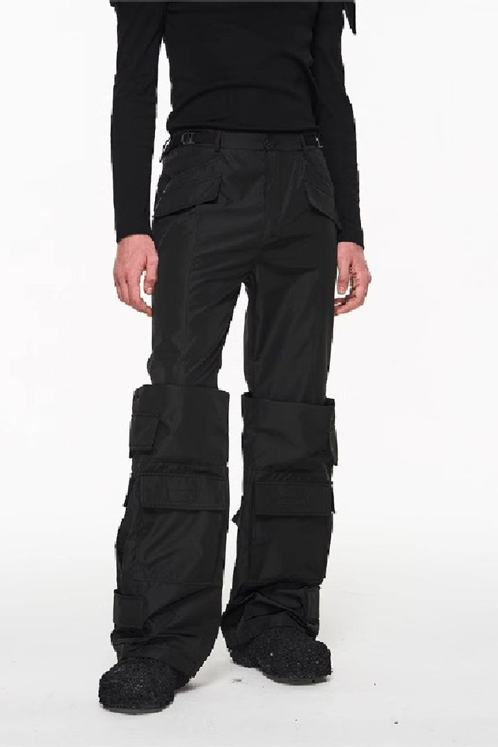 Boot-Like Layered Trousers