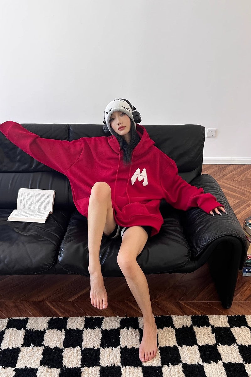 Minimalism Loose Hoodie