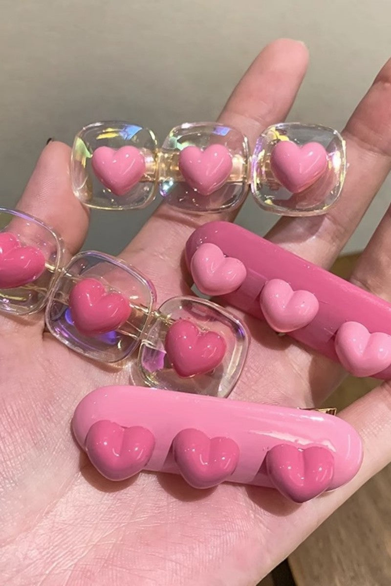 Hearts Hairclips
