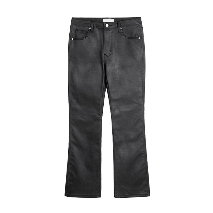 Flared Wax Jeans