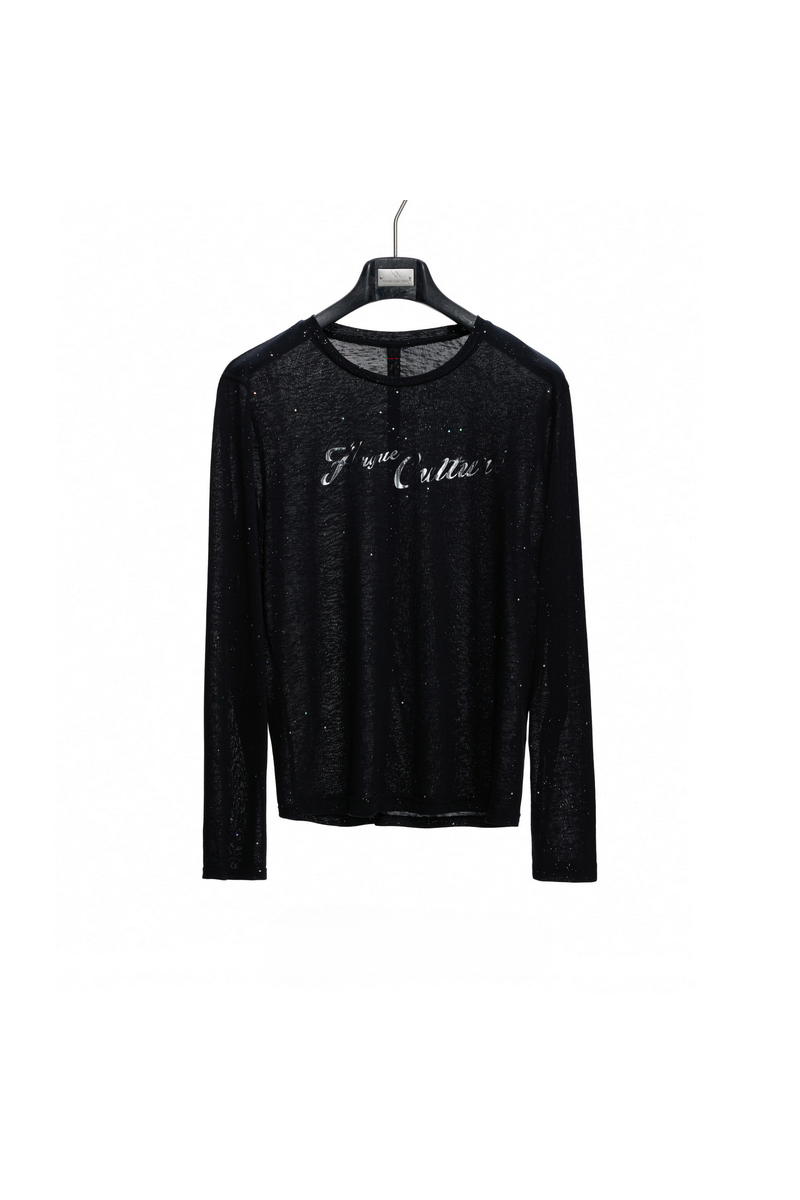 Metallic Print Lyocell Tee