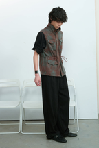 Four Pocket Drawstring Vest