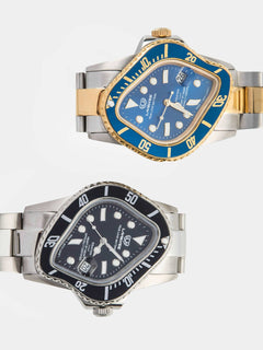 LAARVEE Crashed Submariner Steel Watch – Copping Zone