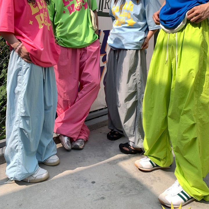 Pastel Parachute Pants