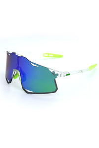 C6 Transparent Frame Green Legs Full Green