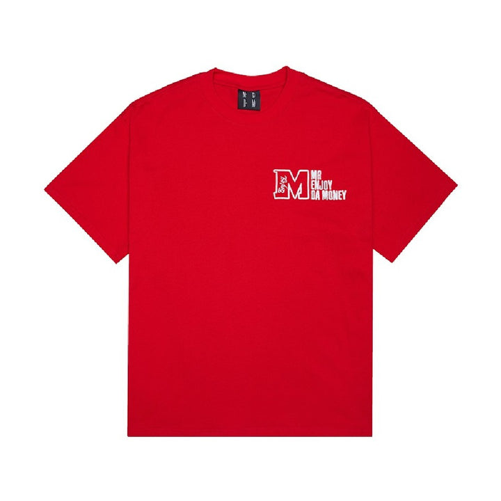 Embroidered Embossed Logo Tee
