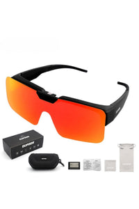 Black Frame - Red Film (Polarized Type)