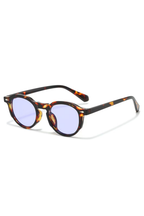 Retro Studded Oval Sunglasses
