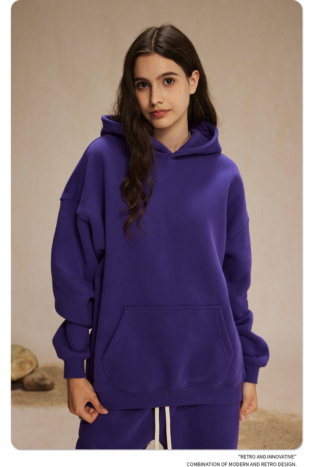 New Fleece Loose Hoodie