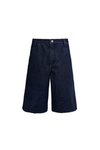 Distressed Herringbone Corduroy Capris