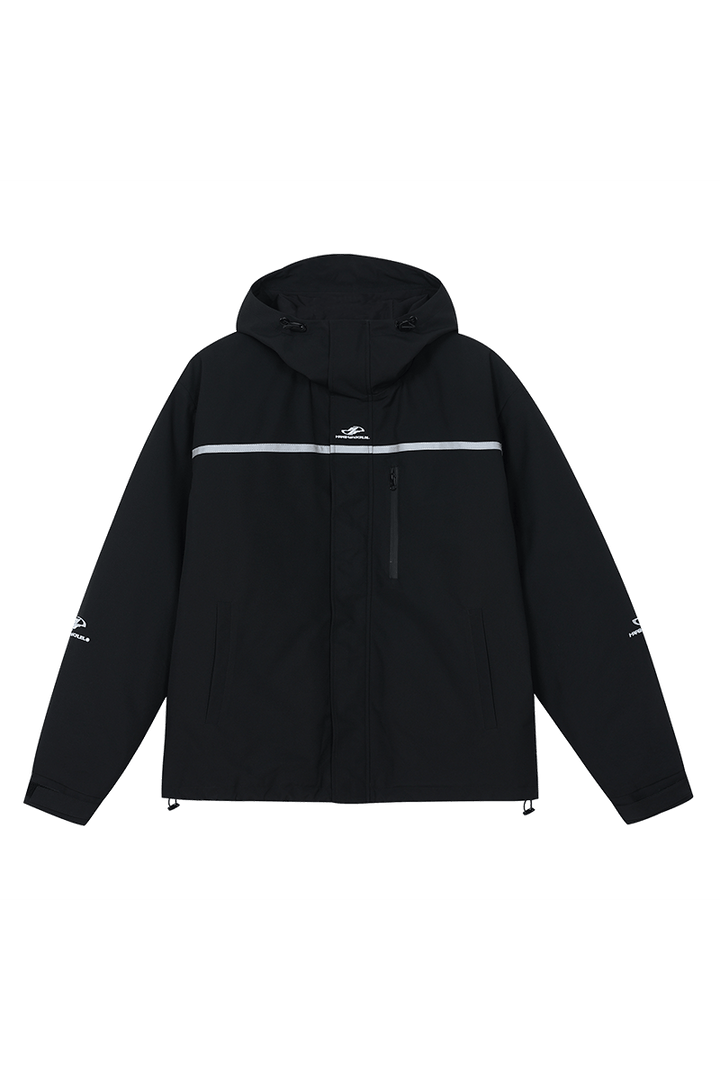 Waterproof Insulated Embroidered Ski Jacket