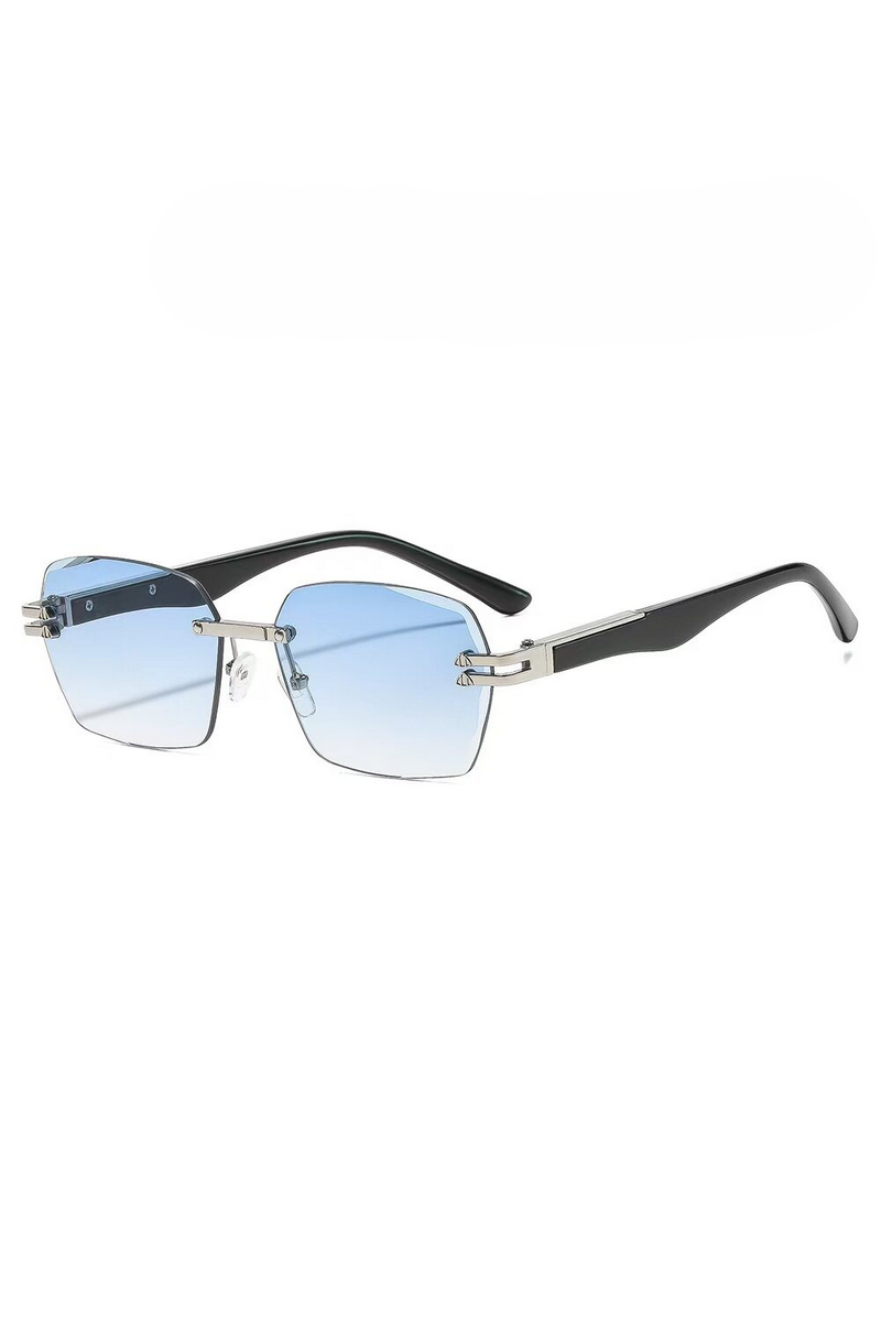 Elegant Rimless Polygon Sunglasses