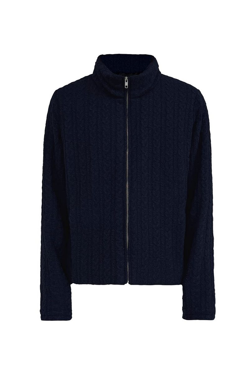 Cable Knit Down Jacket