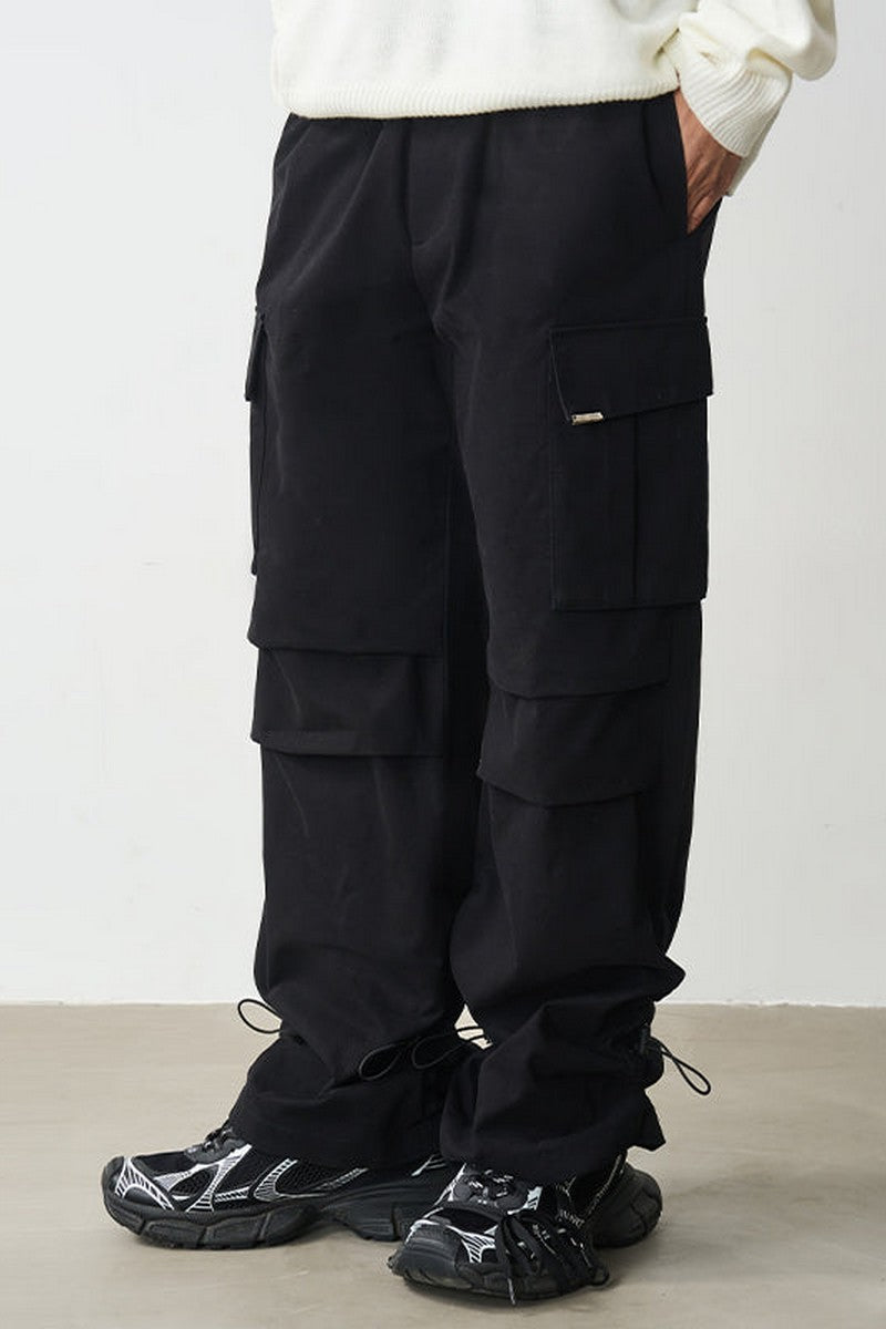 Drawstrings Adjustable Cargo Trousers