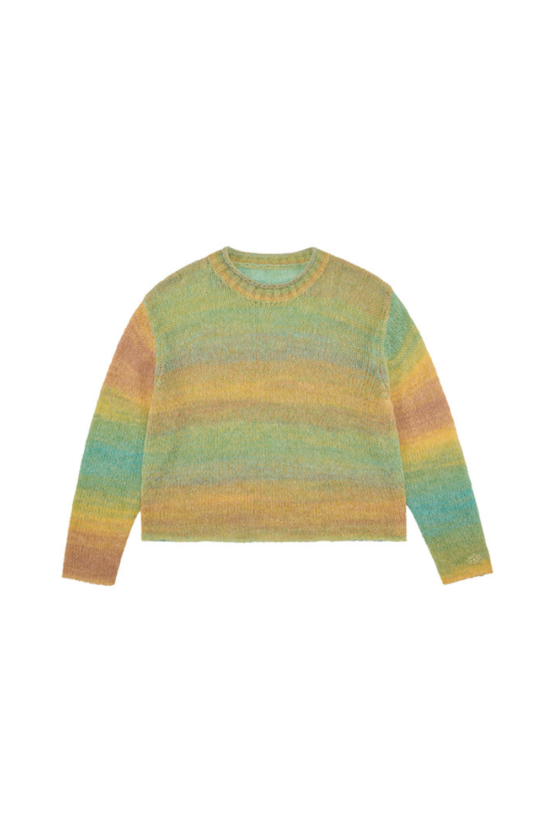 Colorblock Special Yarn Sweater