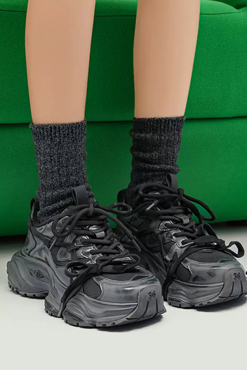 【COPPING ZONE】CZ Basics Punk Black Chunky Dad Shoes 関送込 COPPING ZONE】CZ Basics Punk Black Chunky Dad Shoes 関送込