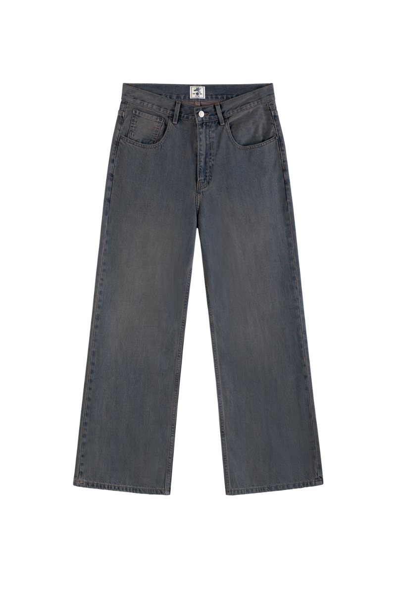 Vintage Washed Flare Jeans