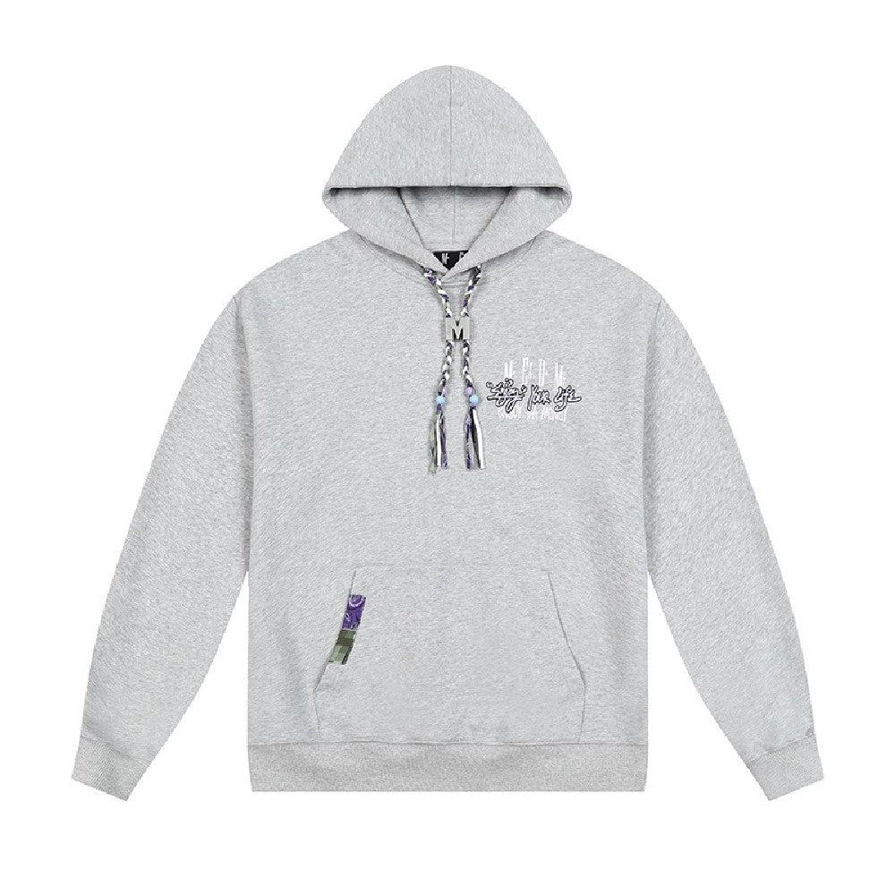 Logo Embroidered Washed Hoodie