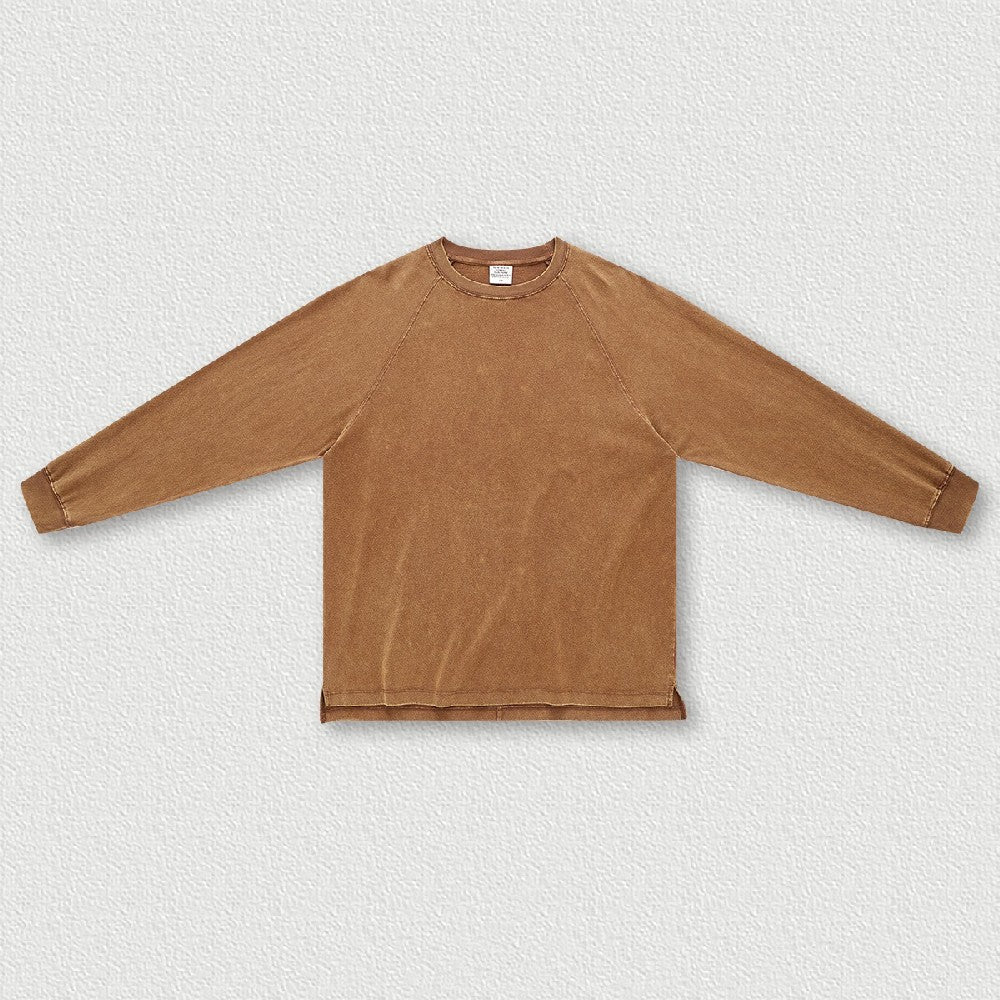 Raglan Sleeve Vintage Crew