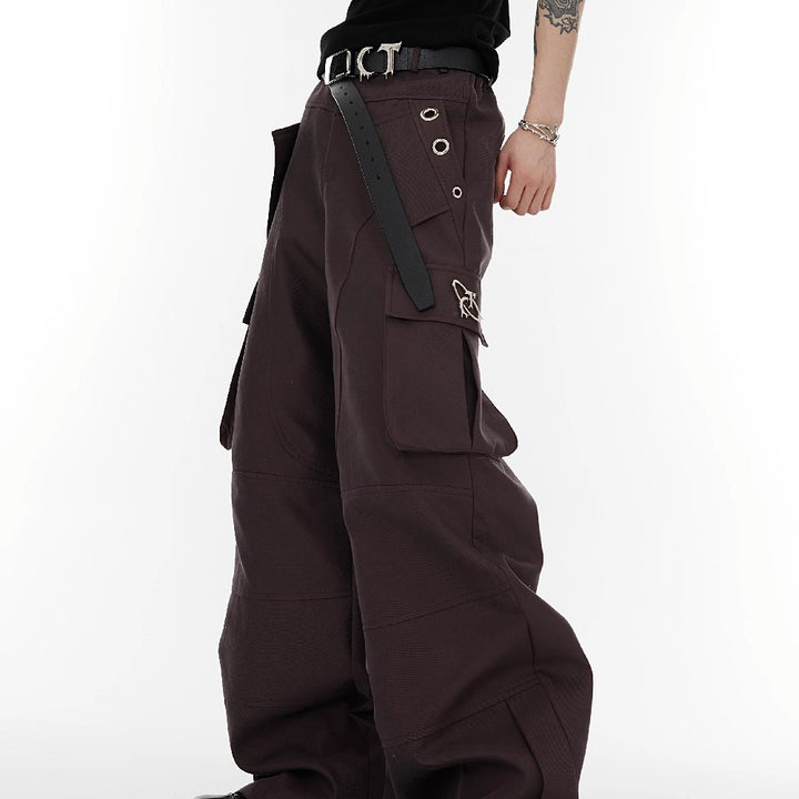 Metal Rings Oversized Trousers