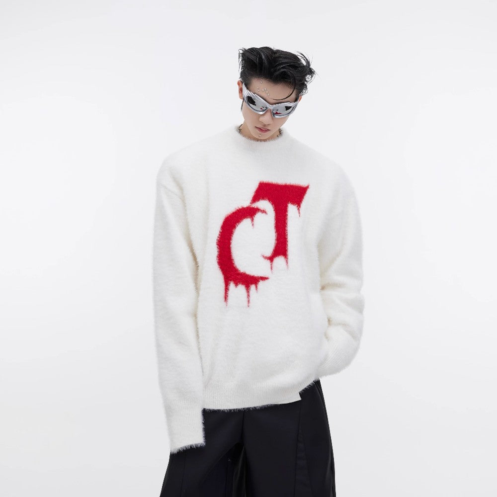 Mohair Logo Sweater