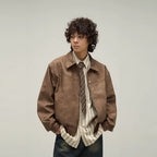 Leather Work Jacket