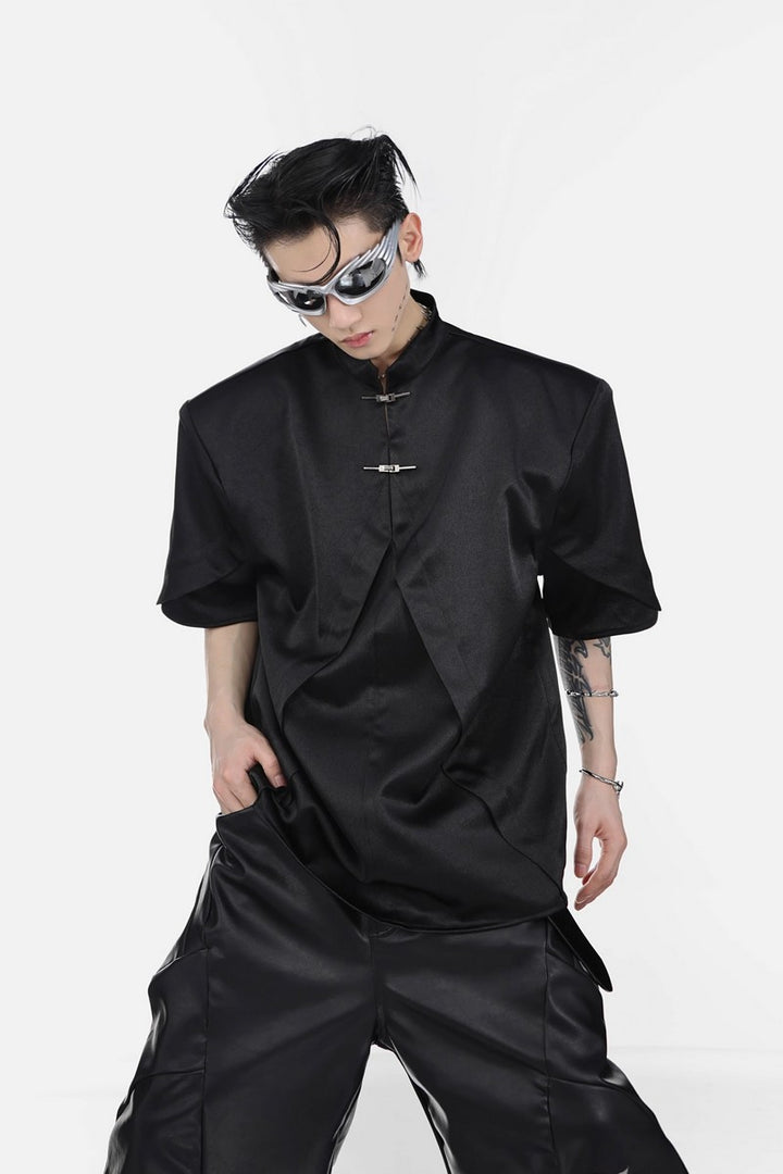 Double Layer Chinese Style Shirt