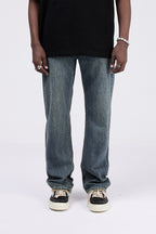 Dark Wash Straight Jeans