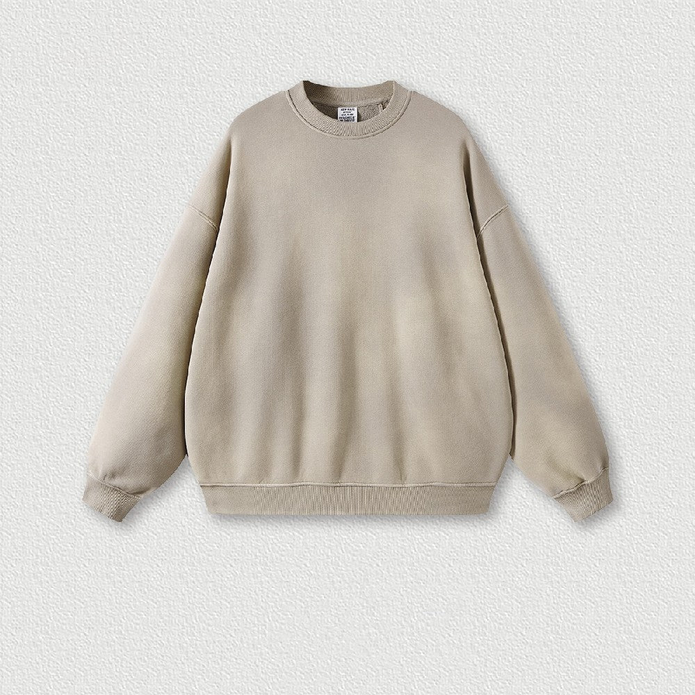 Heavy 400G Washed Crew