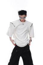 Shoulder Pads Logo Tee