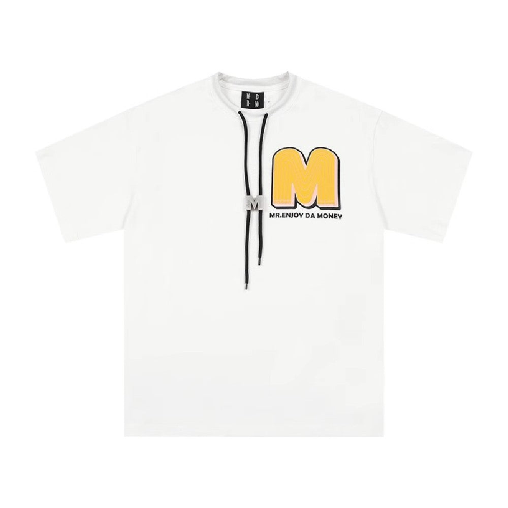 Flower Puff Print Logo Tee