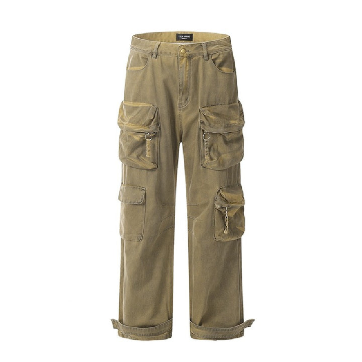 Oversized Straight Cargo Trousers