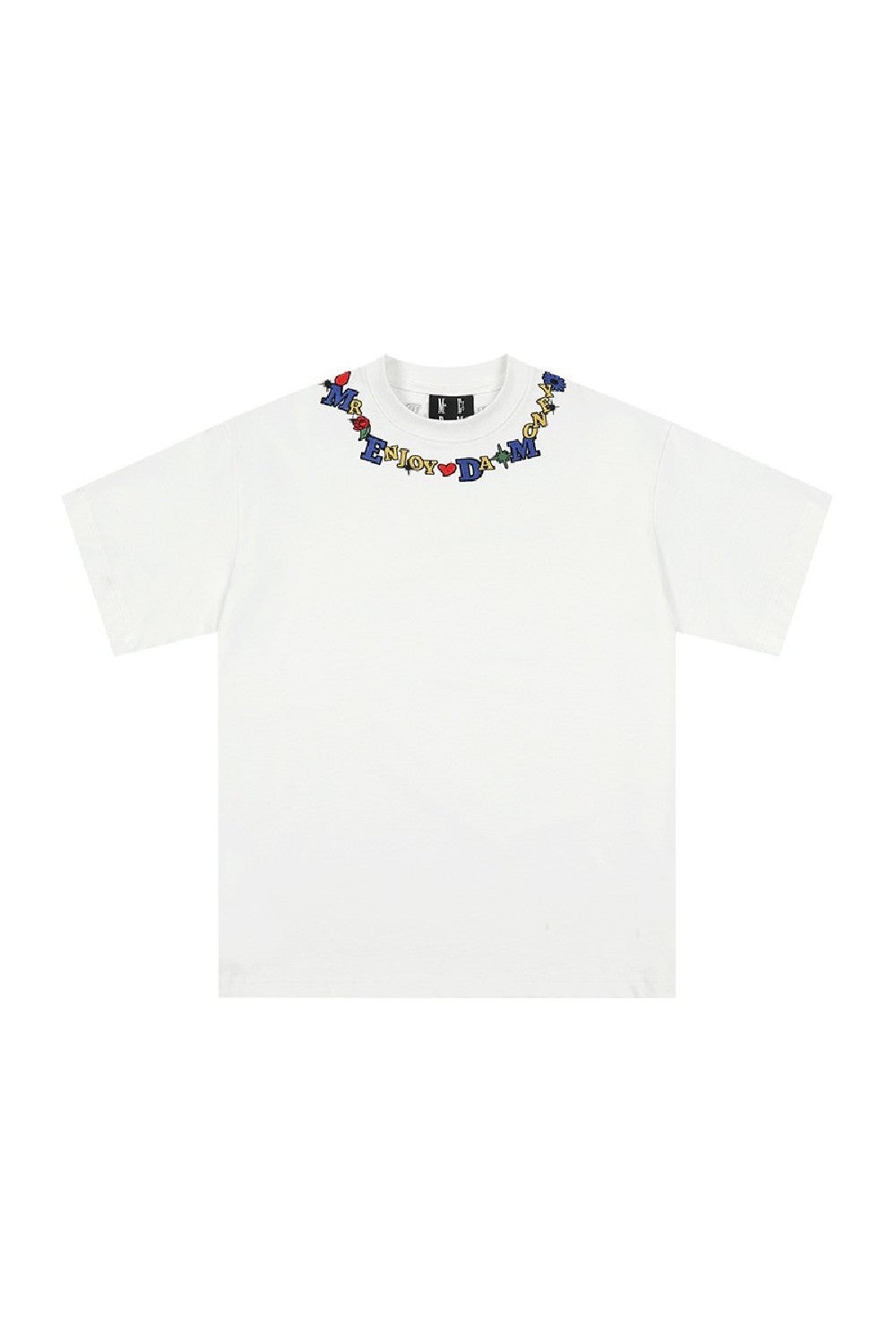Embroidered Neck Logo Tee