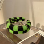 Y2K Checkered Hairband