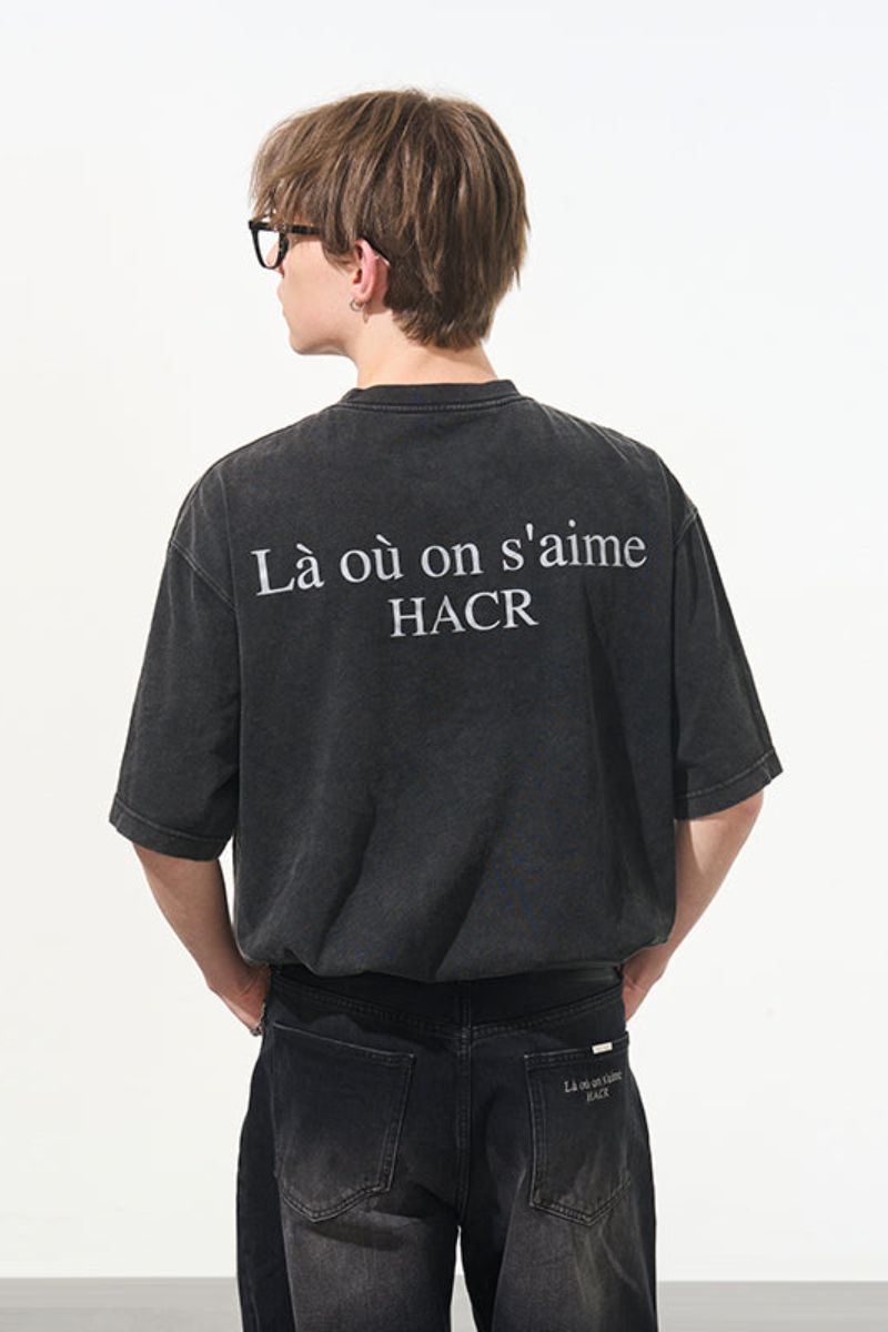 Washed Heavy Logo Tee