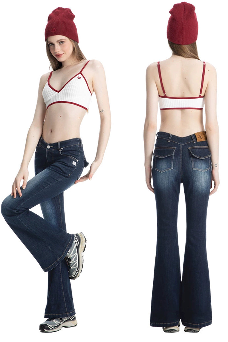 Vintage Flare V-Waist Jeans