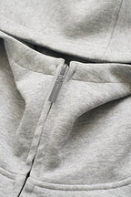 Oversize Fleece Zip Hoodie