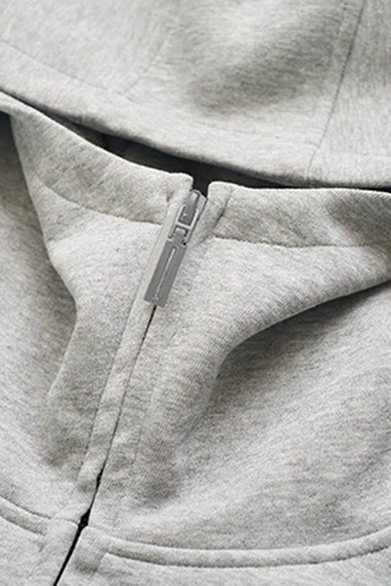 Oversize Fleece Zip Hoodie