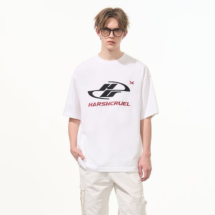 Dynamic Embroidered Logo Tee