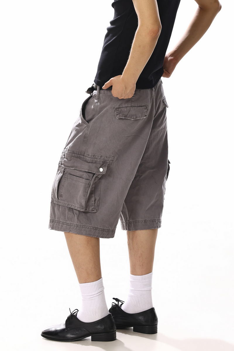 Relaxed Cargo Bermuda Shorts