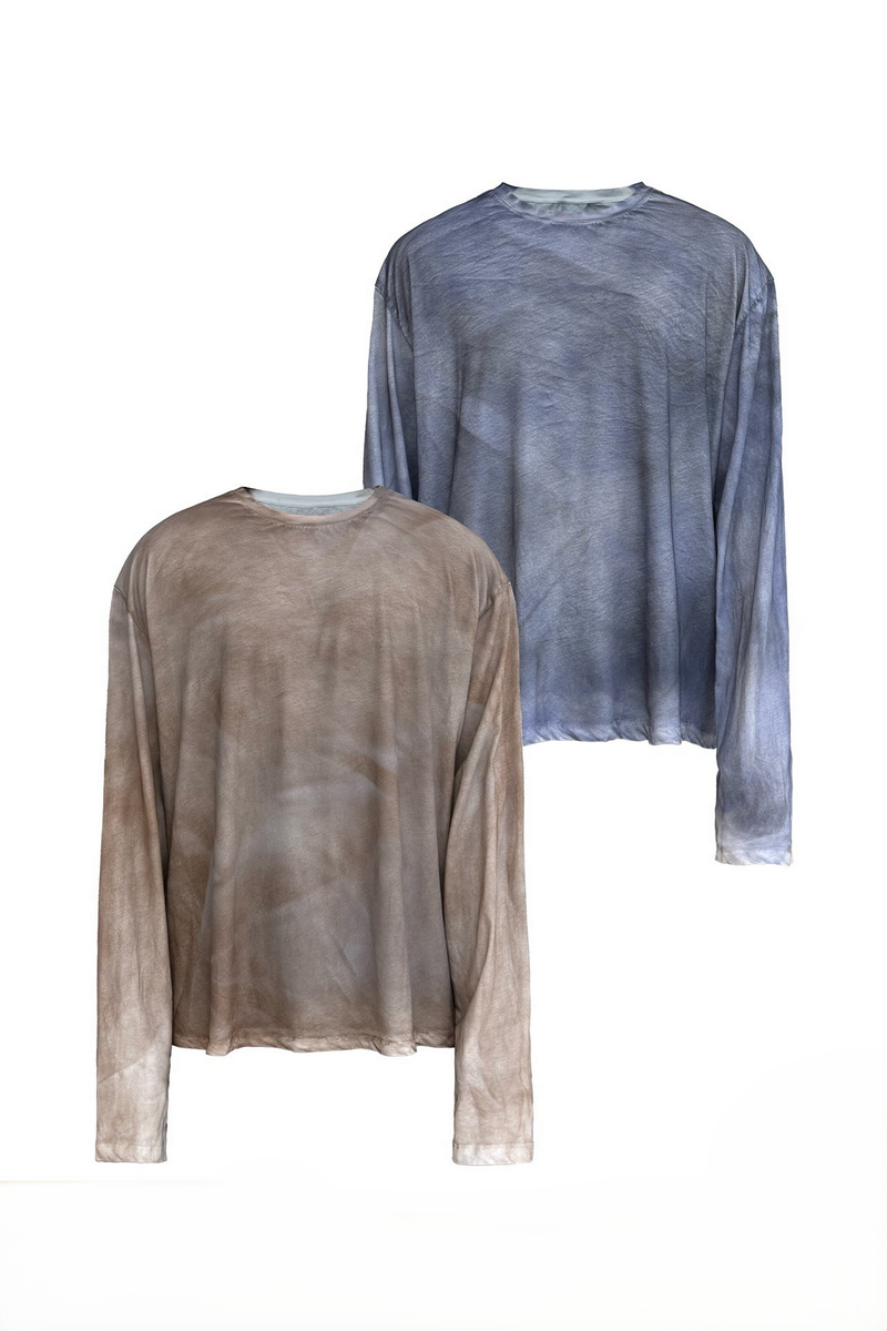 Distressed Dirty Wash Longsleeve