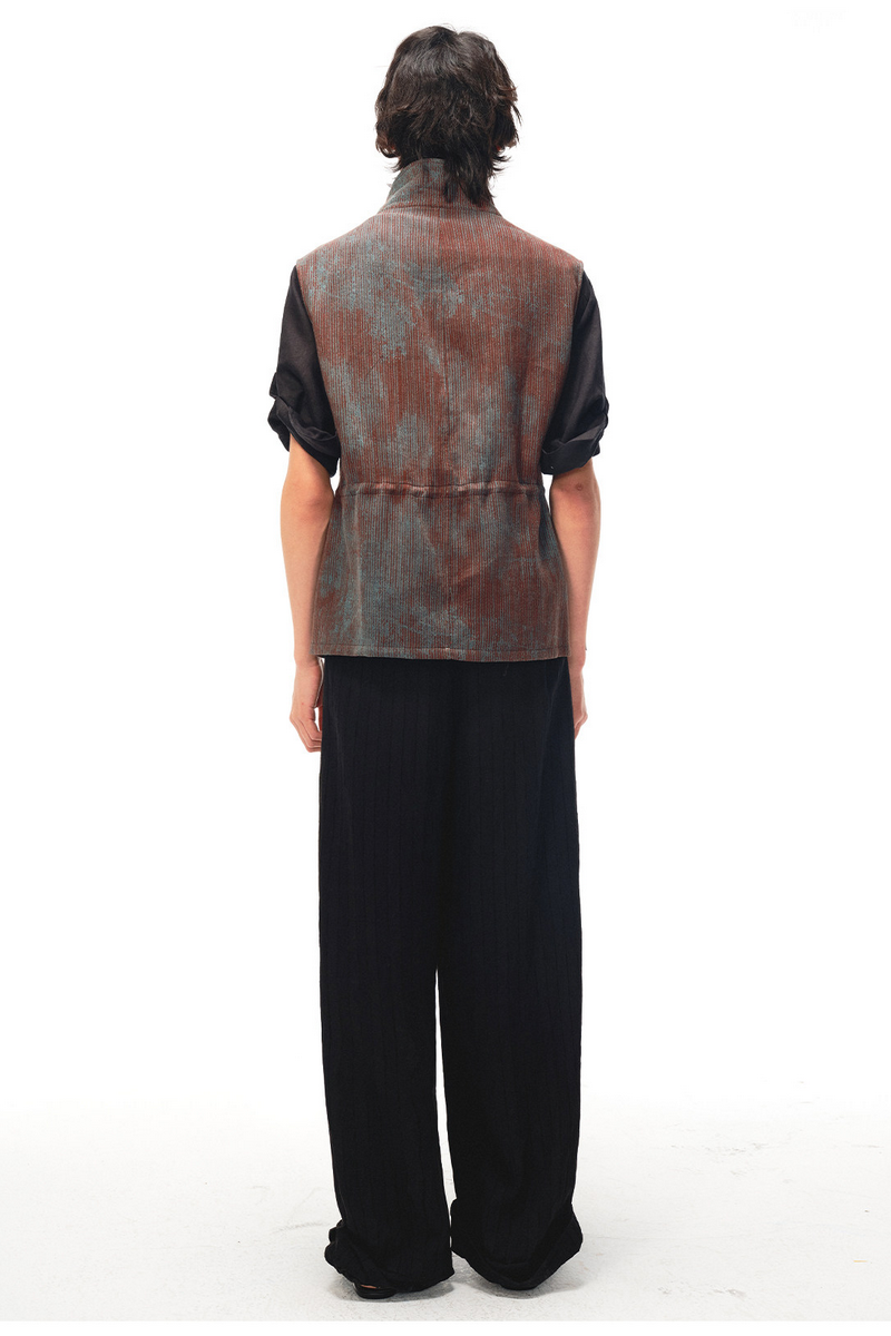 Four Pocket Drawstring Vest