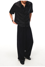 Tencel Linen Roll Sleeve Shirt