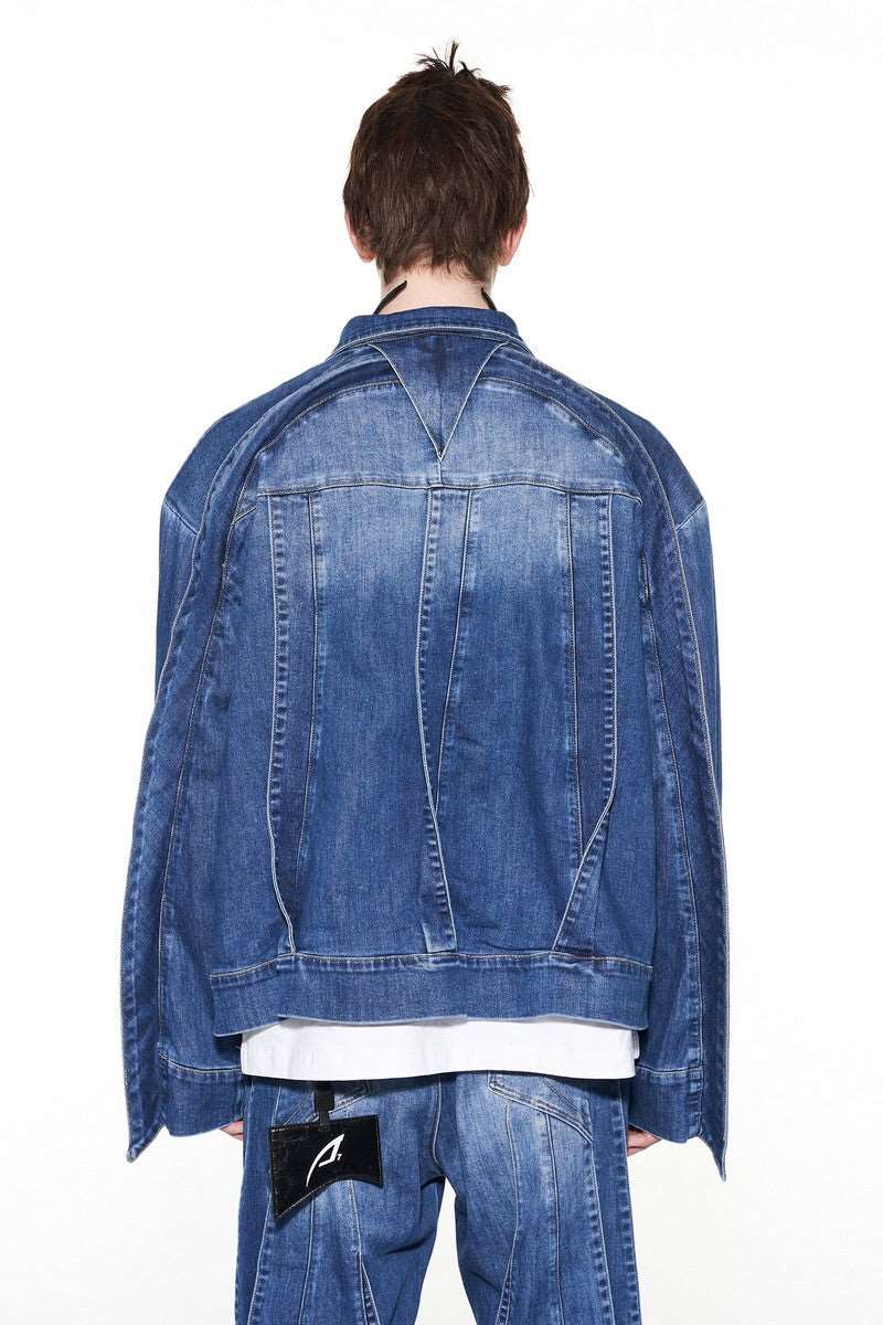 BNP Layered Washed Denim Jacket