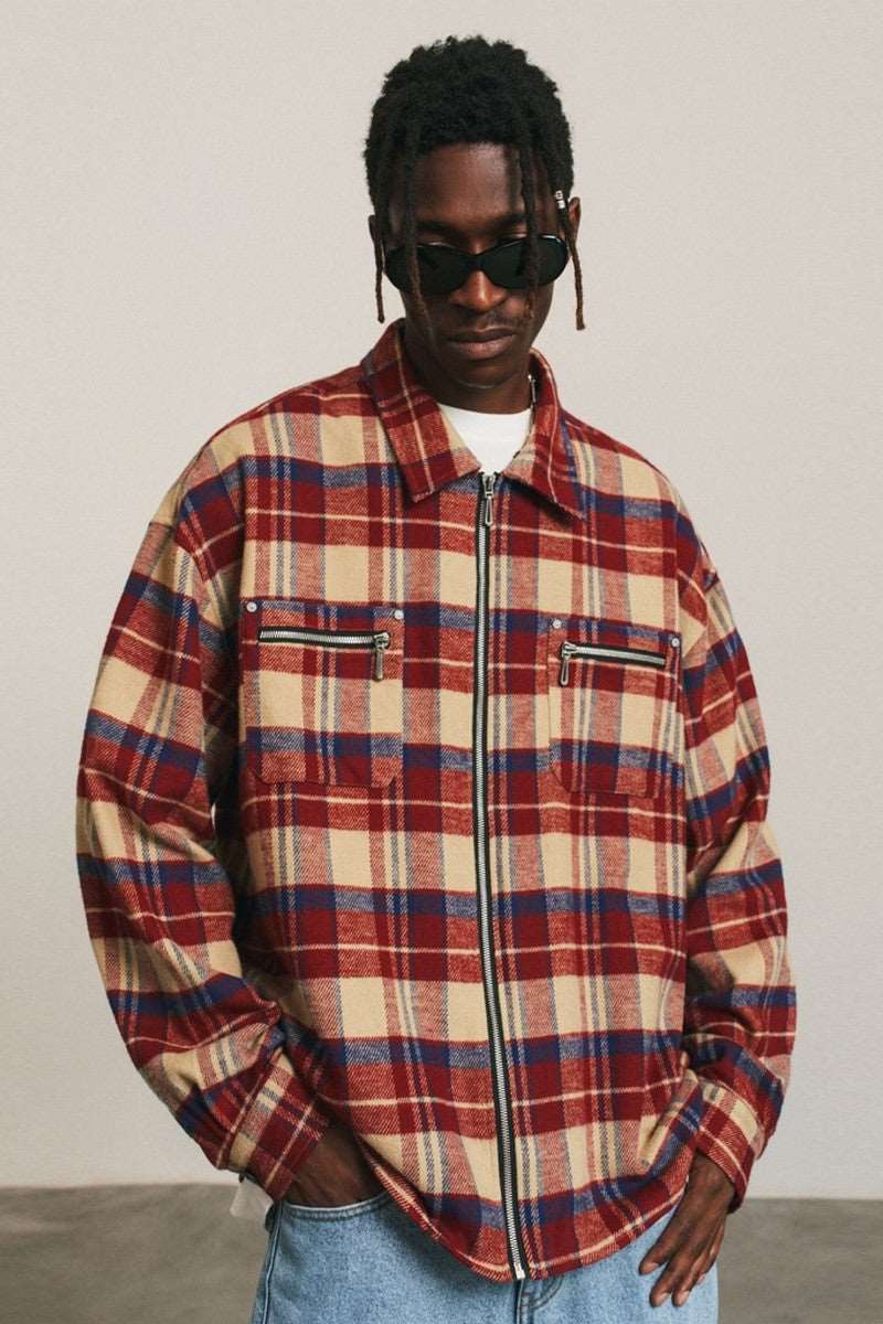 ANT Plaid Embroidered L/S Shirt