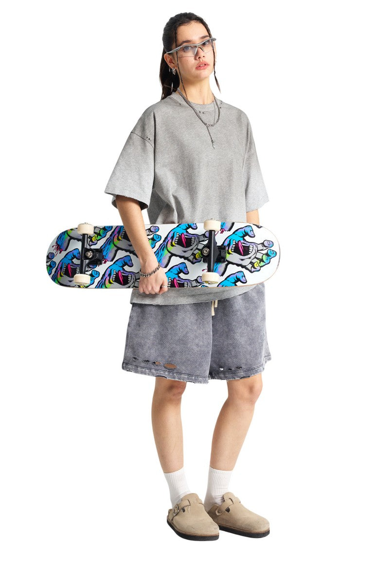 Spray Dye Distressed T-Shirt