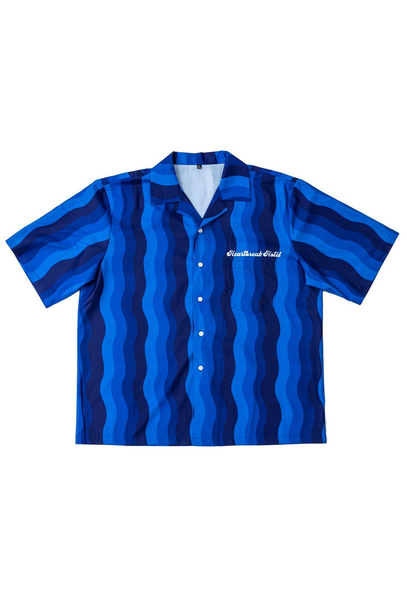 Logo Waves Cuban Shirt