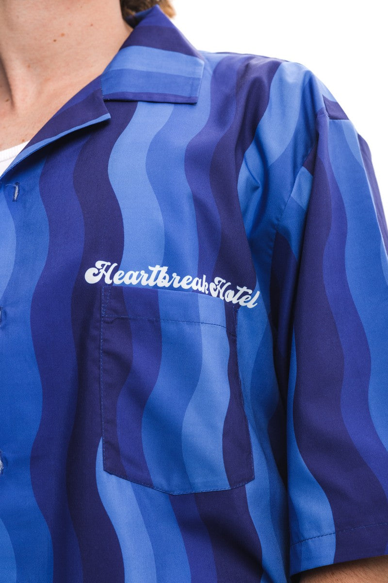 Logo Waves Cuban Shirt