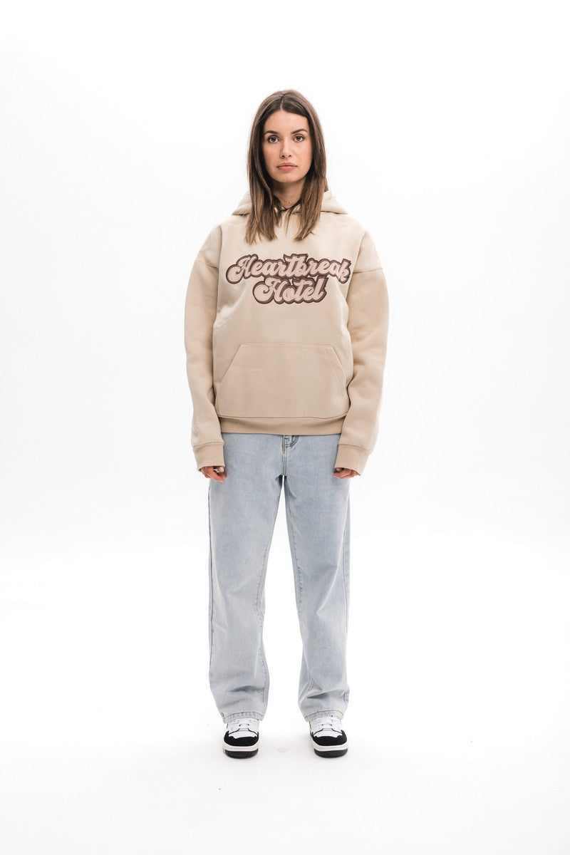 Retro Logo Embroidered Hoodie